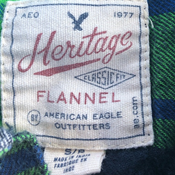 American Eagle Classic Fit Heritage Flannel - Picture 3 of 4